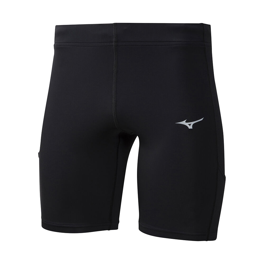 Panske Legíny Mizuno Impulse Core Mid Bezecke Čierne Vypredaj CPZJ37549